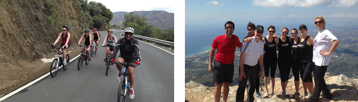 Istan road cycling route during Boot Camp Marbella.gif