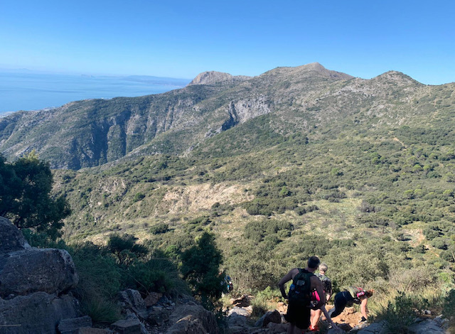 Boot Camp Marbella descent Cruz de Juanar