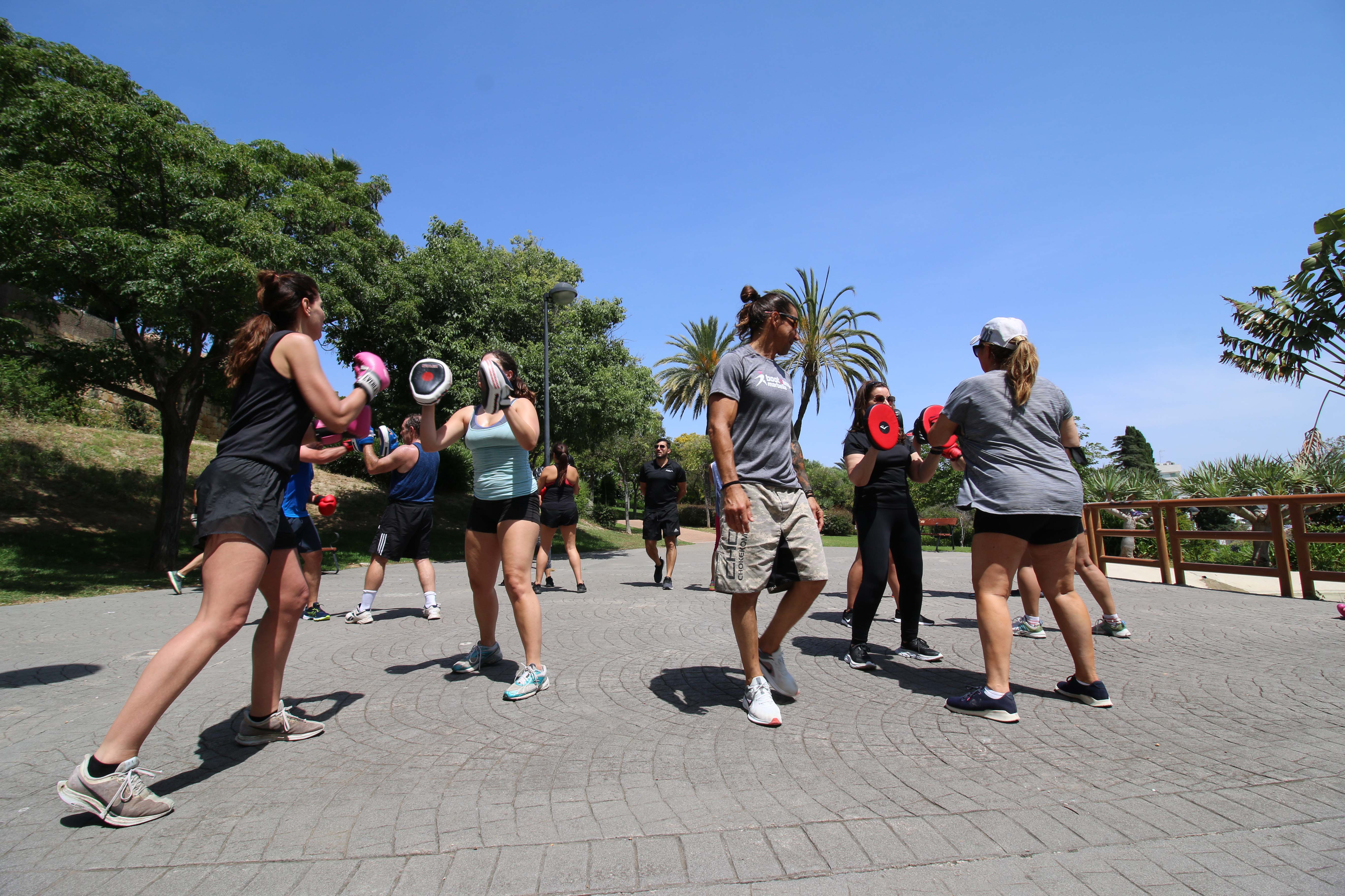 Boxercise at Boot Camp Marbella, Fitness Holidays