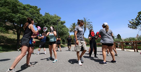 Boxercise at Boot Camp Marbella, Fitness Holidays