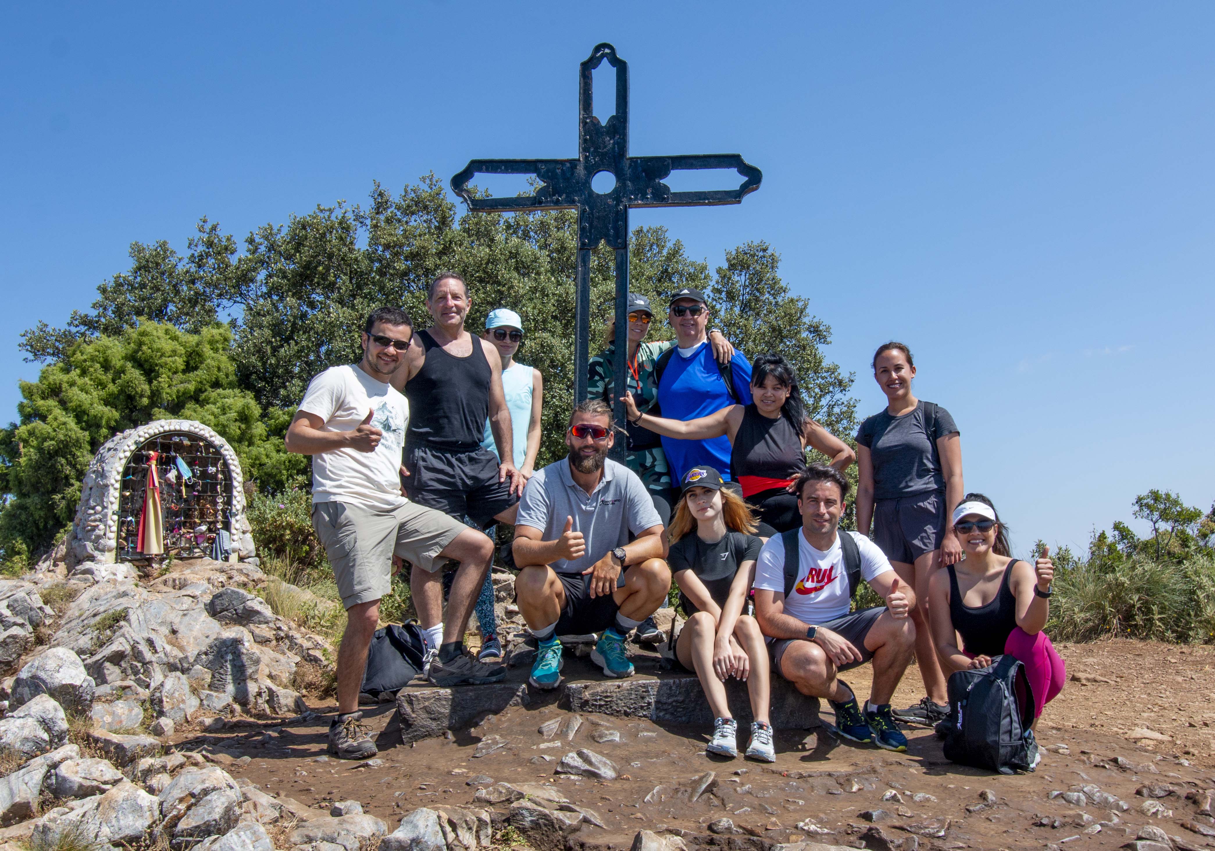 Hiking during Boot Camp Marbella